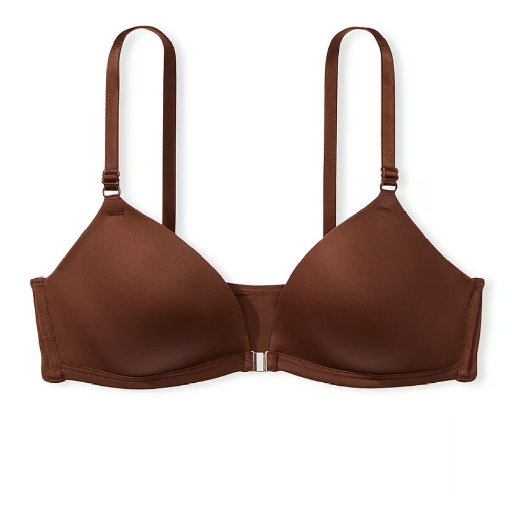 New Pink Adaptive Wear Everywhere Wireless Front-Close Bra Size 34D